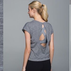 Lululemon Sweaty or Not Crop Tee